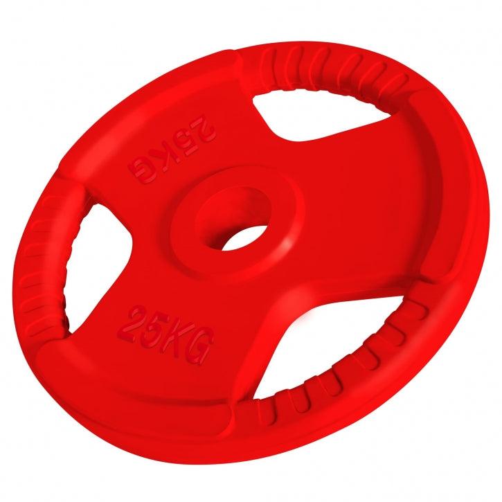Rubber Tri-Grip Olympic Weight Plate 50/51 mm