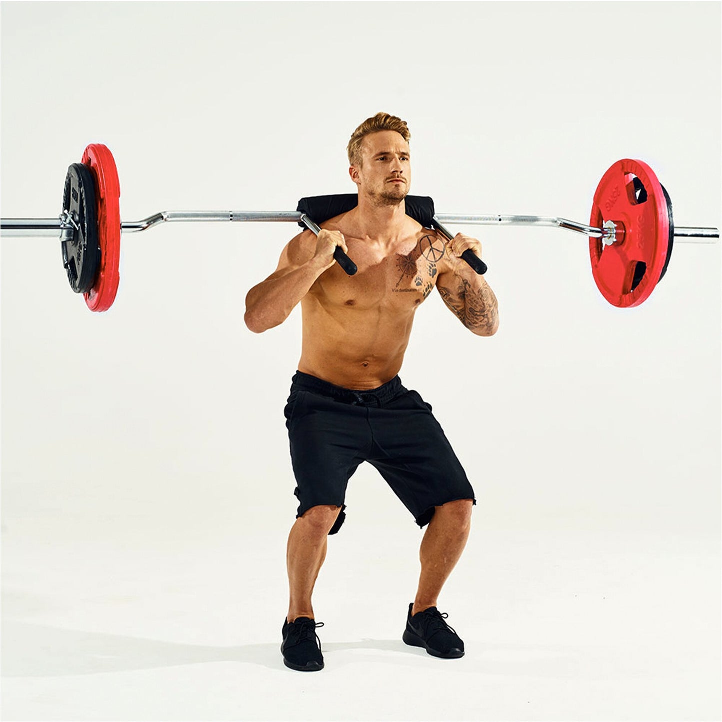 Rubber Tri-Grip Olympic Weight Plate 50/51 mm