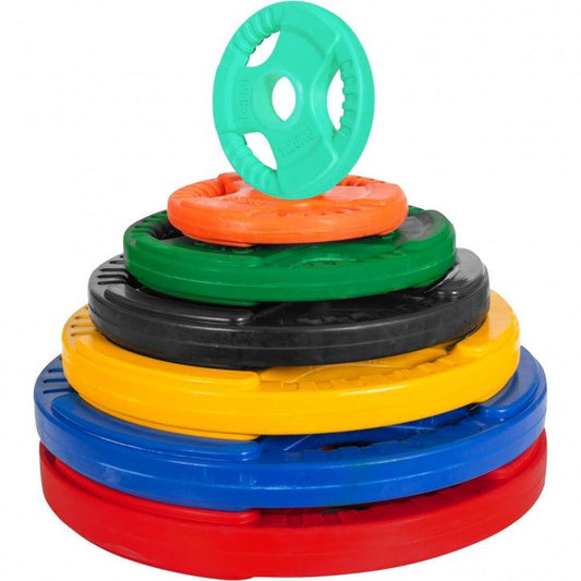 Rubber Olympic Tri-Grip Weight Plate 2.5 - 45 lb