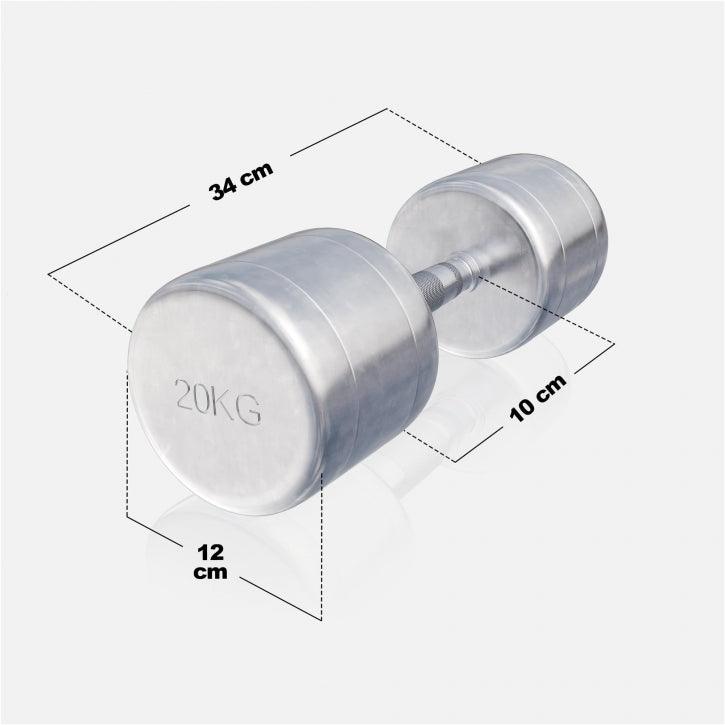 Chrome Dumbbell 1 - 20 kg