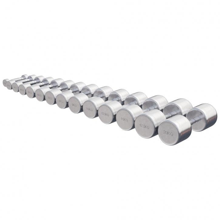 Chrome Dumbbell 1 - 20 kg