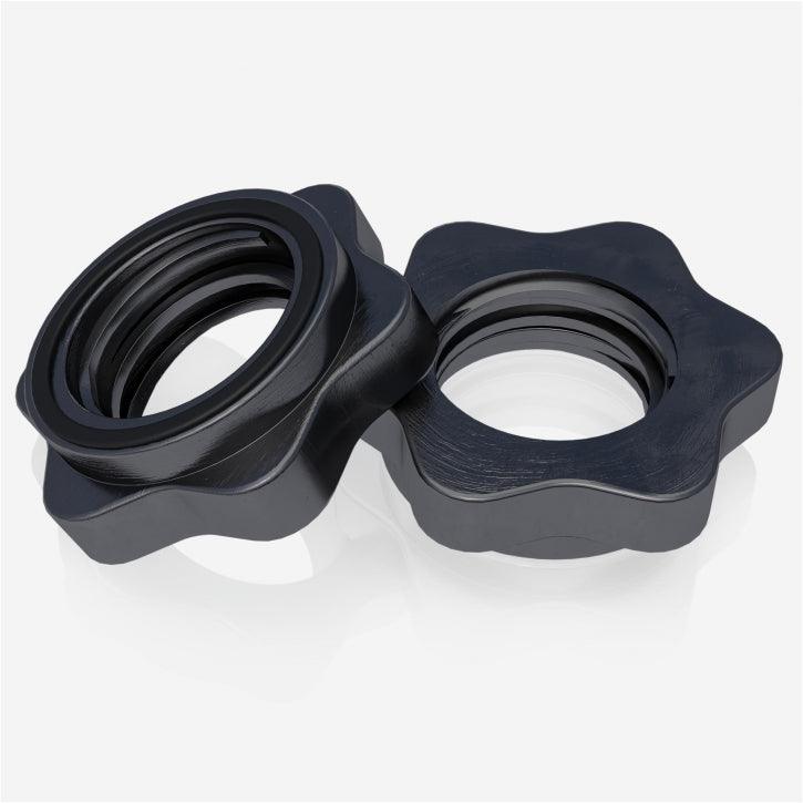 Dumbbell Bars 35 cm with Star Collars (Set of 2), 30 mm