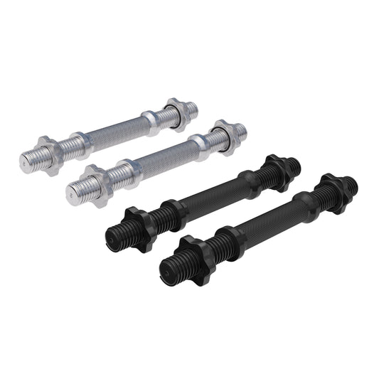 Dumbbell Bars 35 cm with Star Collars (Set of 2), 30 mm