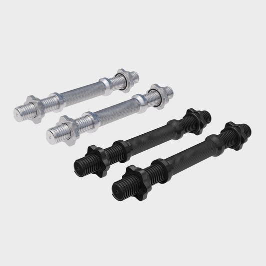 Dumbbell Bars 35 cm with Star Collars (Set of 2), 30 mm