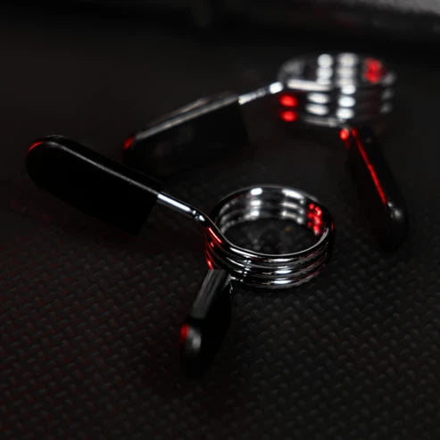 Dumbbell Bars 35 cm with Spring Collars (Set of 2), 30 mm