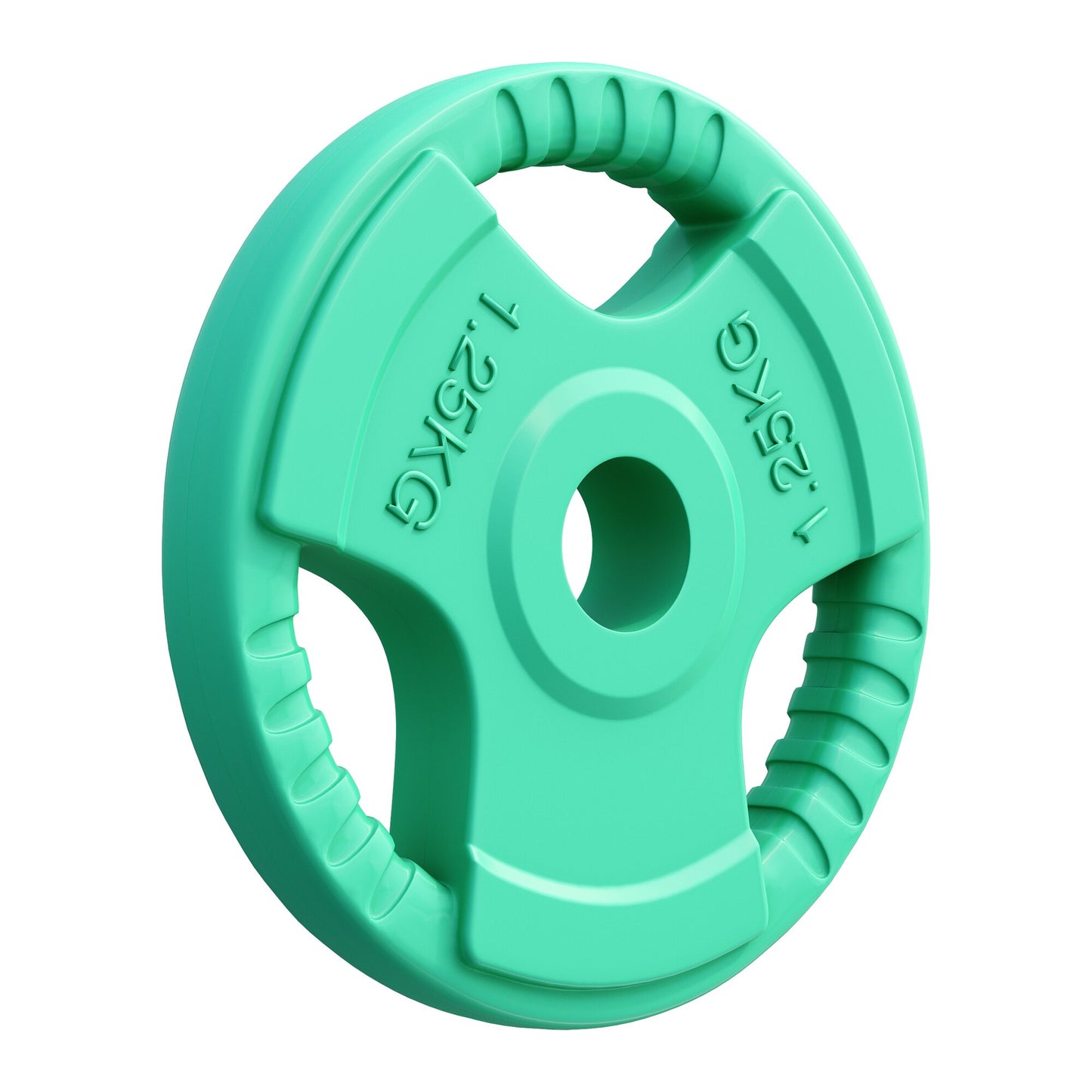 Rubber Tri-Grip Weight Plate 30/31 mm