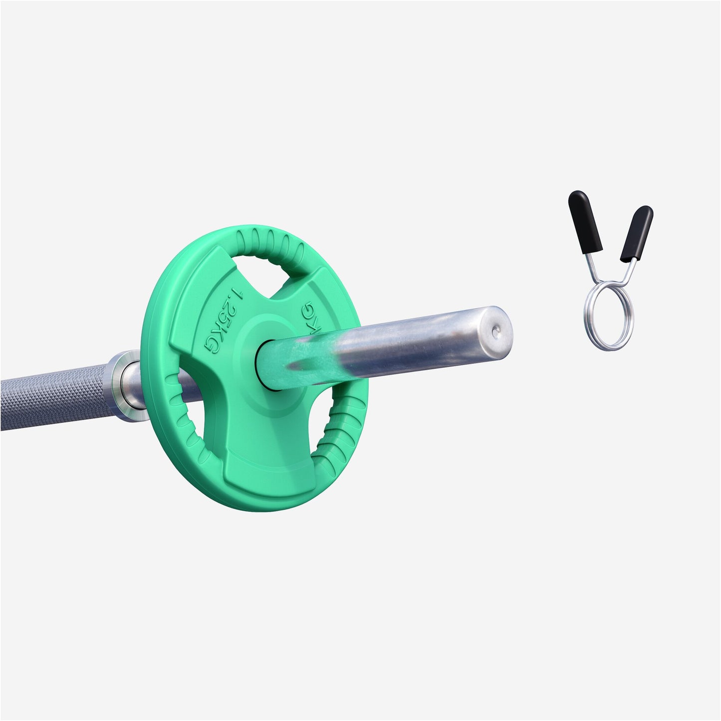 Rubber Tri-Grip Weight Plate 30/31 mm