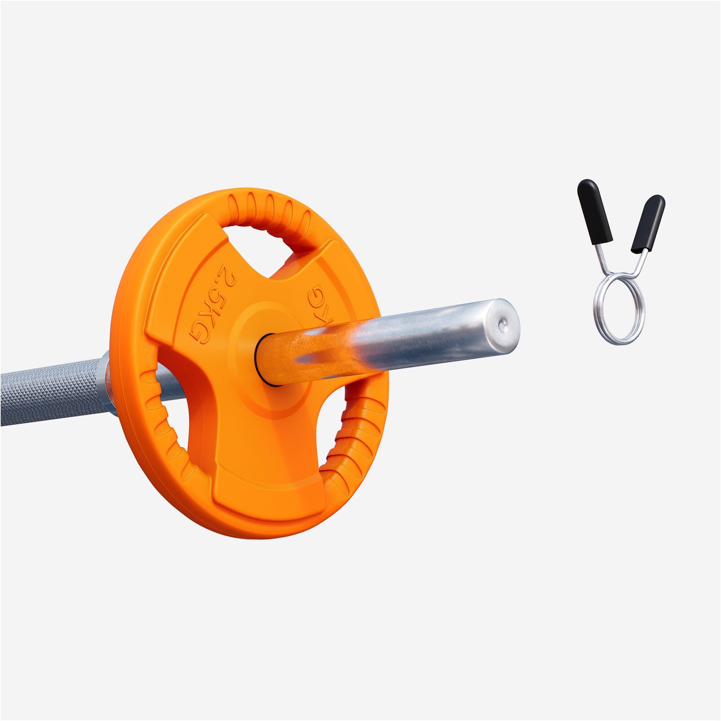 Rubber Tri-Grip Weight Plate 30/31 mm