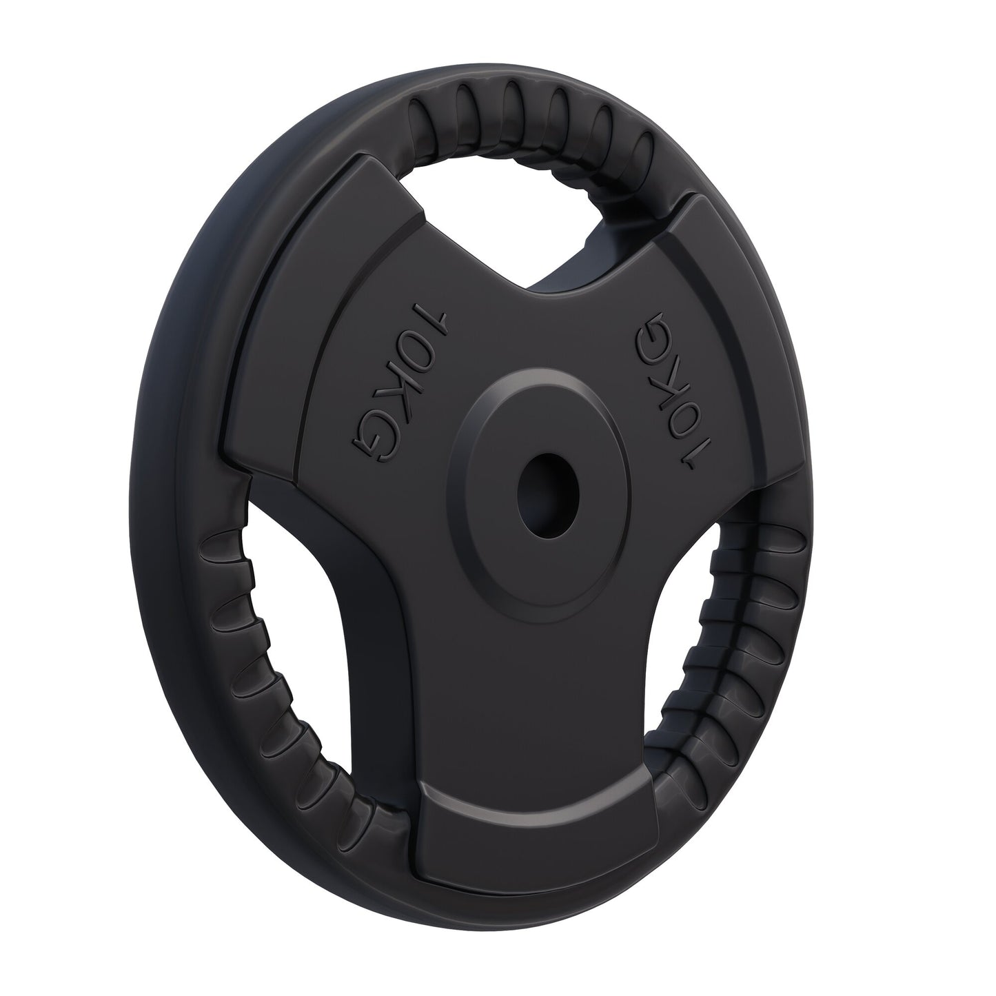 Rubber Tri-Grip Weight Plate 30/31 mm