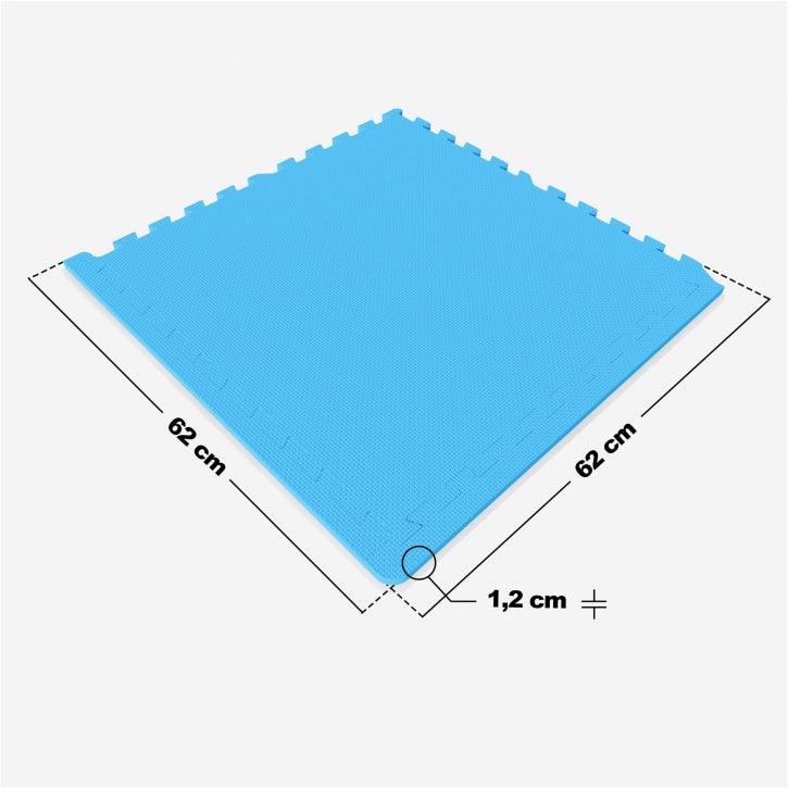 Floor Protection Mat Set with 6 Pieces + End Pieces