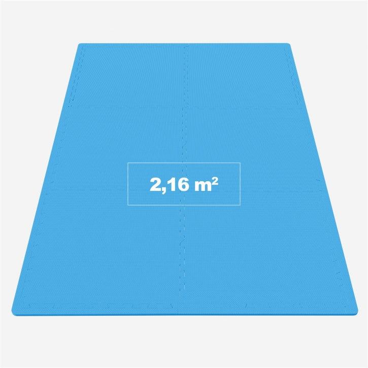 Floor Protection Mat Set with 6 Pieces + End Pieces