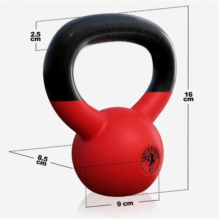 Neoprene Coated Cast Iron Kettlebell 2 kg - 28 kg