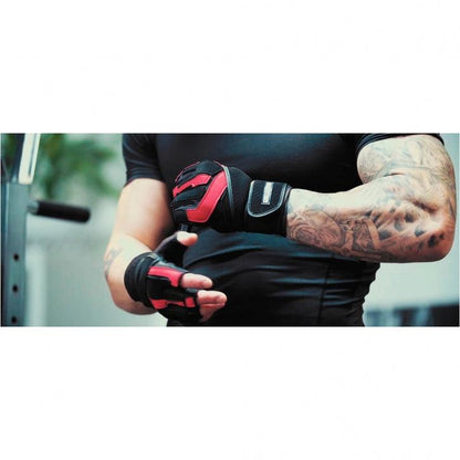Training Gloves with Wrist Support Black/Red