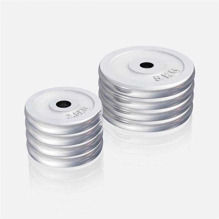 Chrome Cast Iron Weight Plate (30/31 mm)