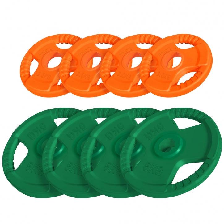 Rubber Tri-Grip Olympic Weight Plate 50/51 mm