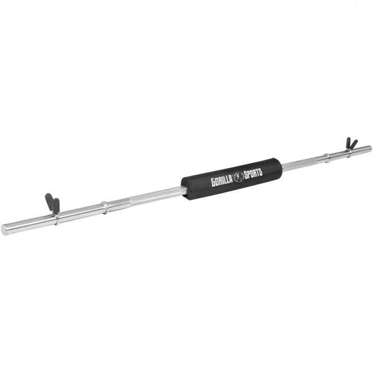 Barbell Bar 170 cm (5.5 ft) with Neck Pad and Spring Collars