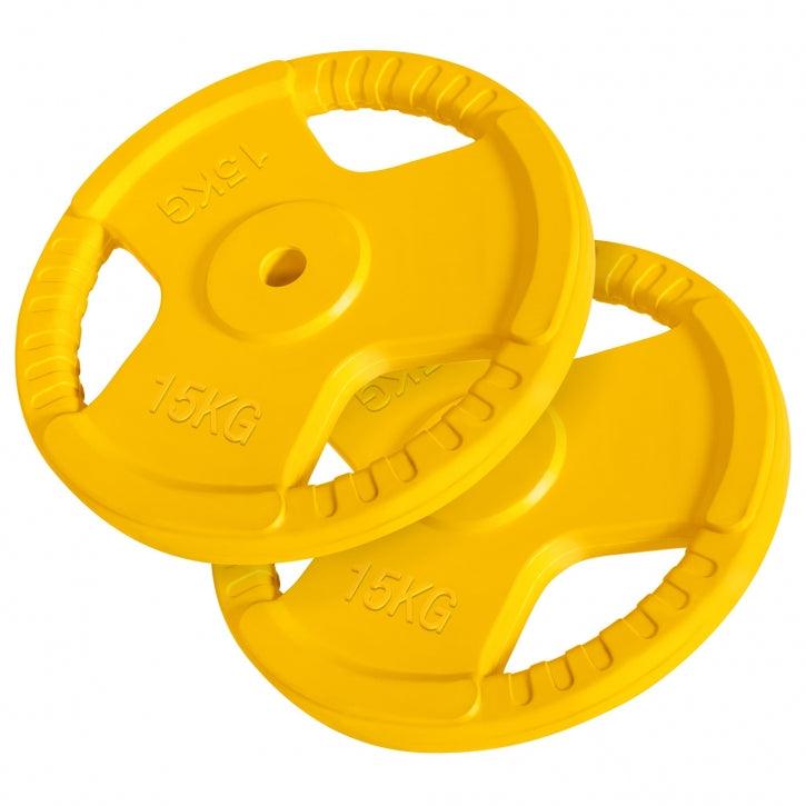 Rubber Tri-Grip Weight Plate 30/31 mm
