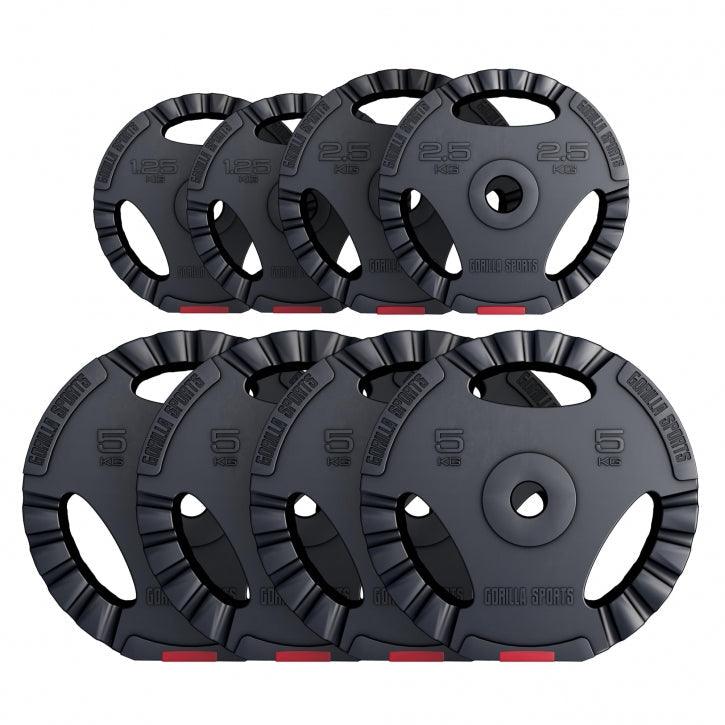 Tri-Grip Vinyl Weight Plate 30/31 mm