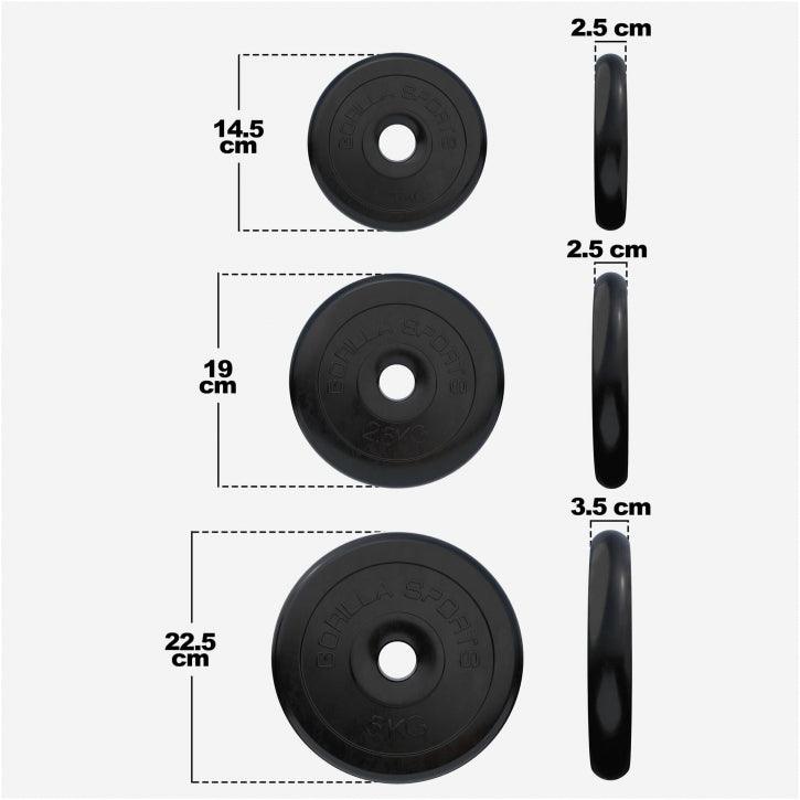 Rubber Weight Plate (30/31 mm)