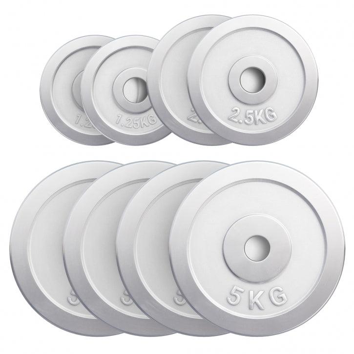 Chrome Cast Iron Weight Plate (30/31 mm)