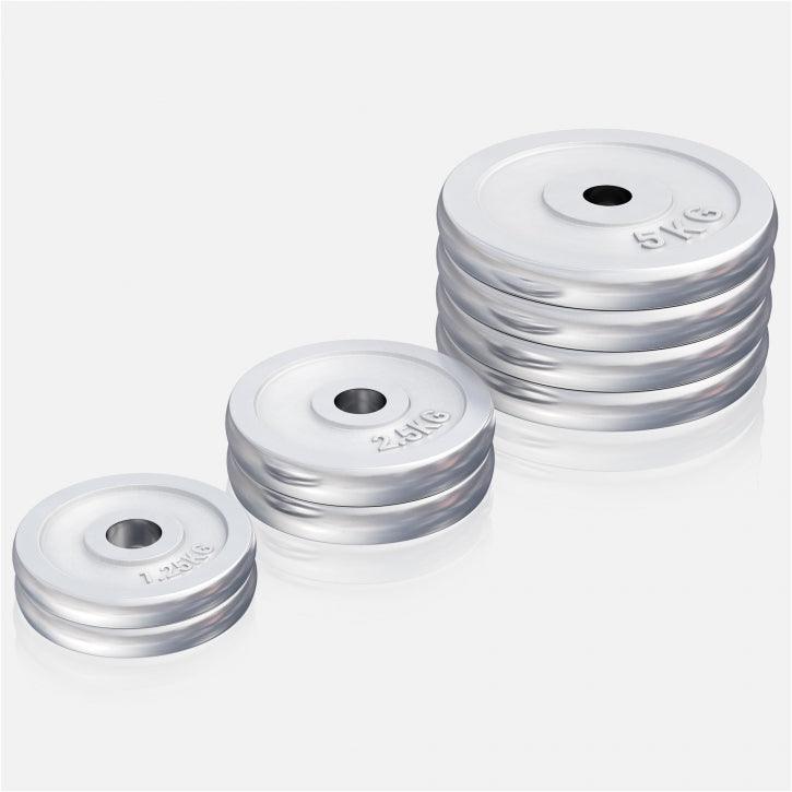Chrome Cast Iron Weight Plate (30/31 mm)