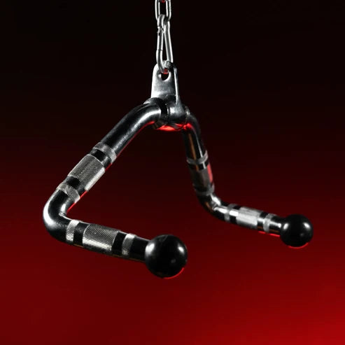Cable Attachment Set with Triceps, SZ Curl, and Rowing Handles