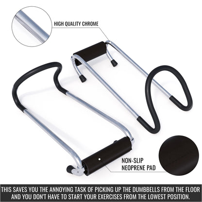 Dumbbell Power Hooks Chrome