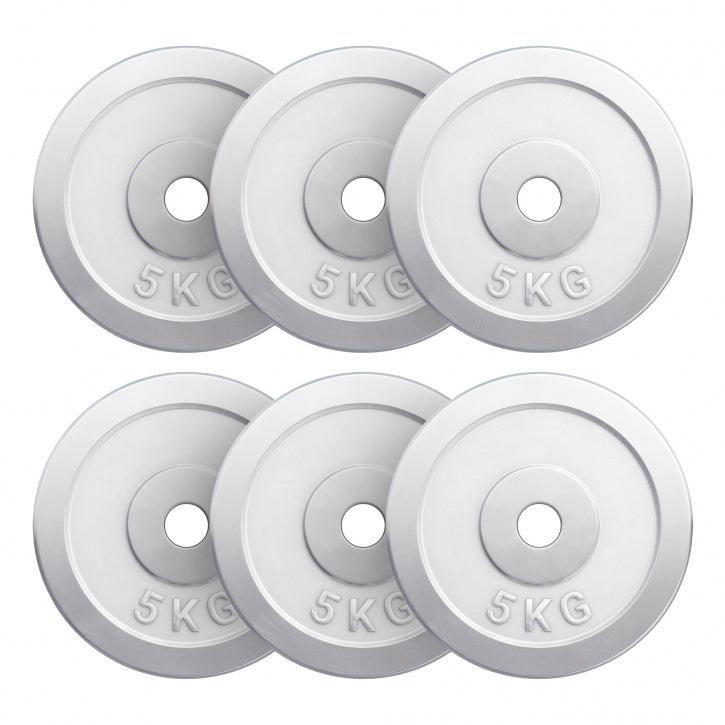Chrome Cast Iron Weight Plate (30/31 mm)