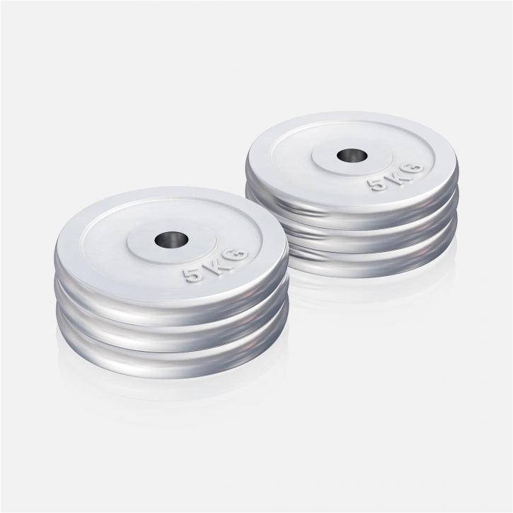 Chrome Cast Iron Weight Plate (30/31 mm)