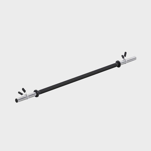Barbell Bar 130 cm Black/Chrome