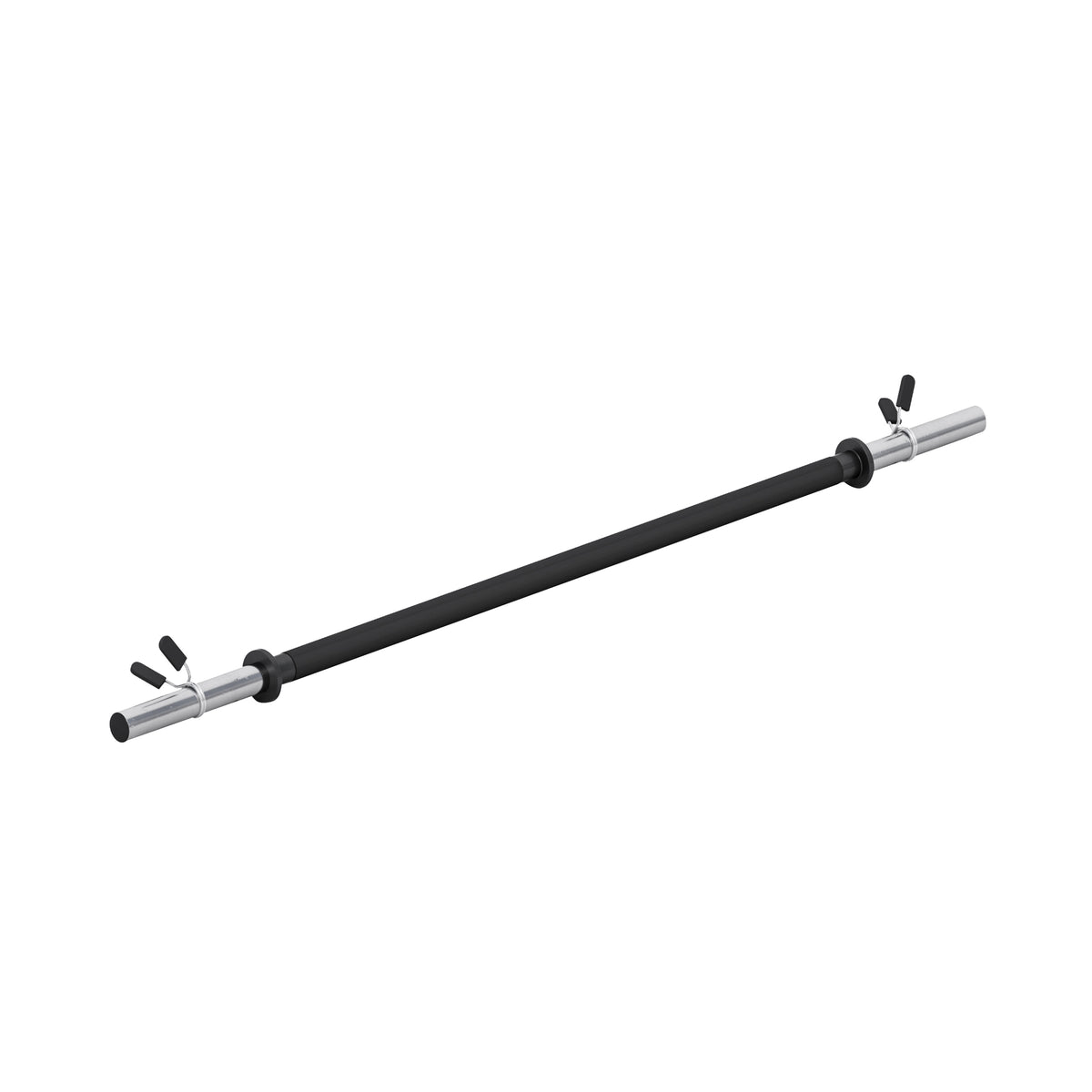 Barbell Bar 130 cm Black/Chrome