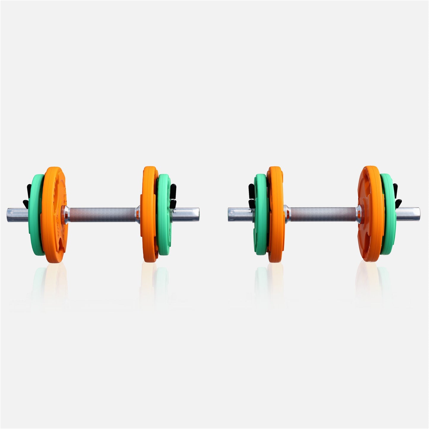 Rubber Tri-Grip Dumbbell Set 20 kg