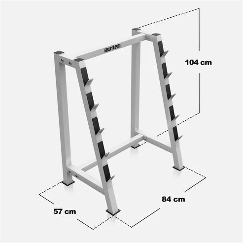 Barbell Rack White/Black