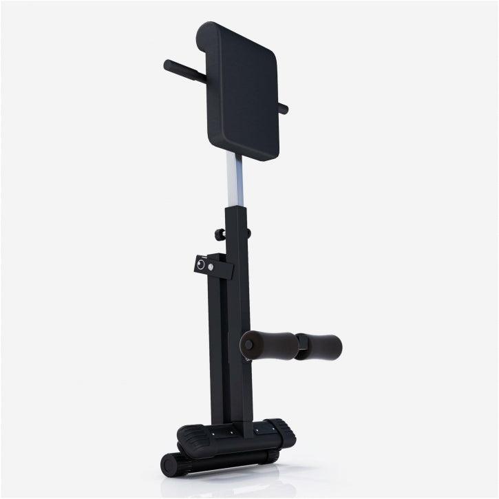 Foldable Hyperextension Bench Black/White