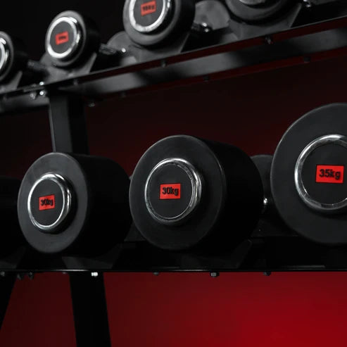 Dumbbell Rack with 2 Shelves