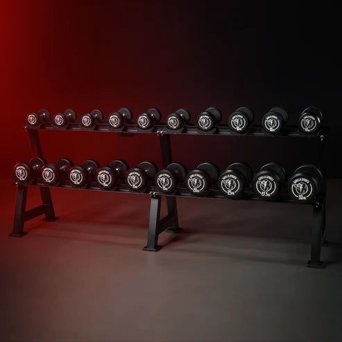 Dumbbell Rack with 2 Shelves