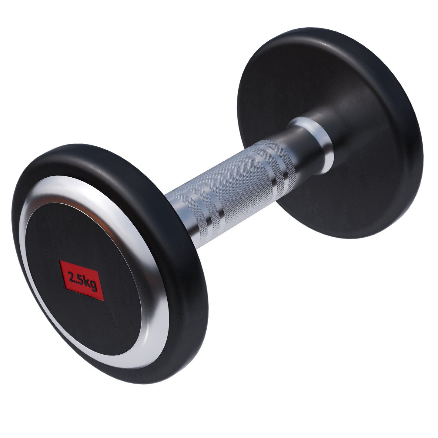 Rubber Coated Dumbbell 2.5 - 27.5 kg or in Set