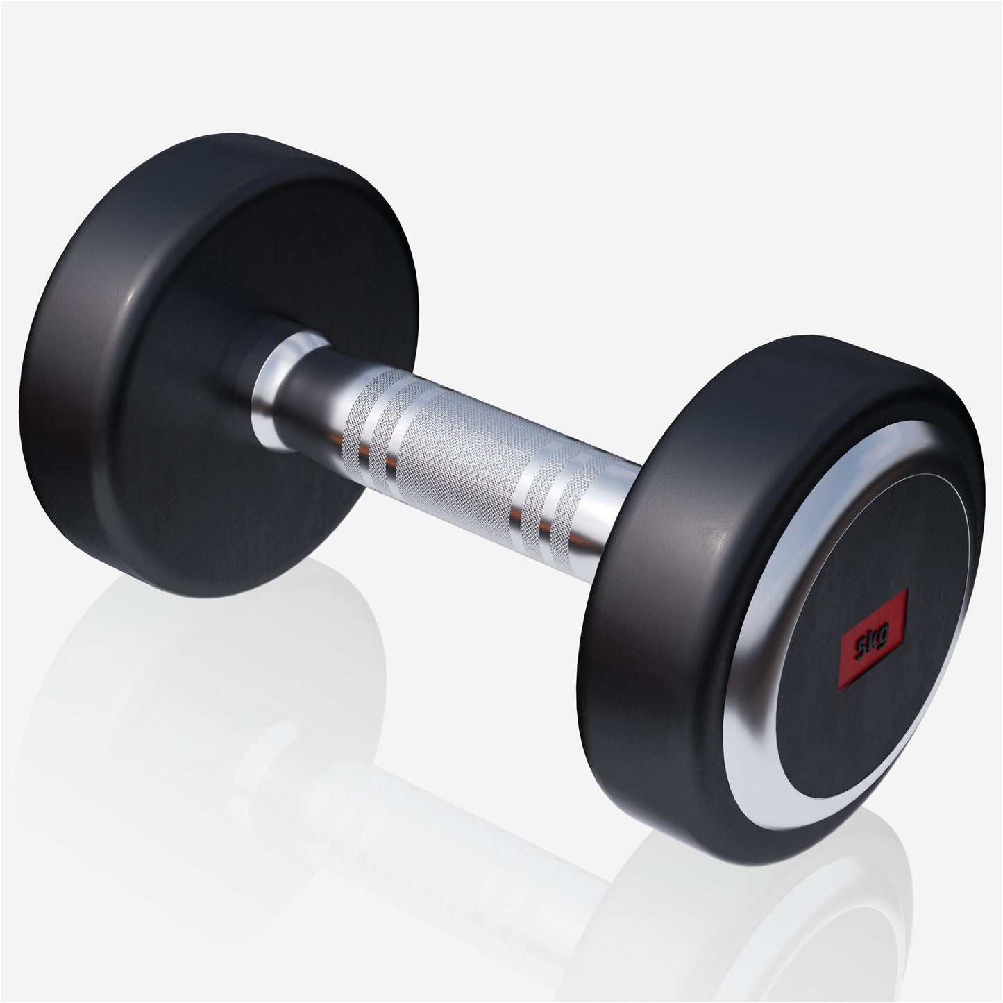 Rubber Coated Dumbbell 2.5 - 27.5 kg or in Set