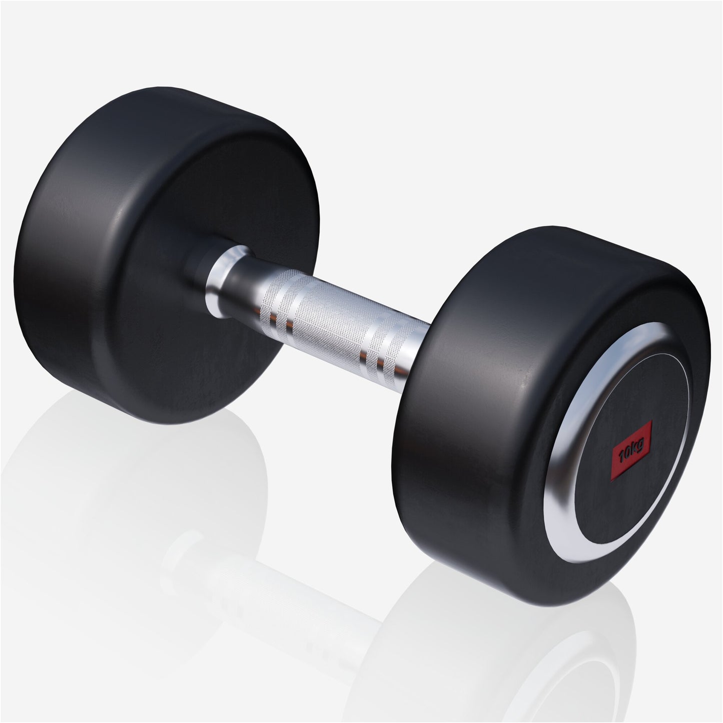 Rubber Coated Dumbbell 2.5 - 27.5 kg or in Set