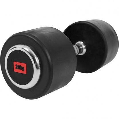 Rubber Coated Dumbbell 2.5 - 27.5 kg or in Set