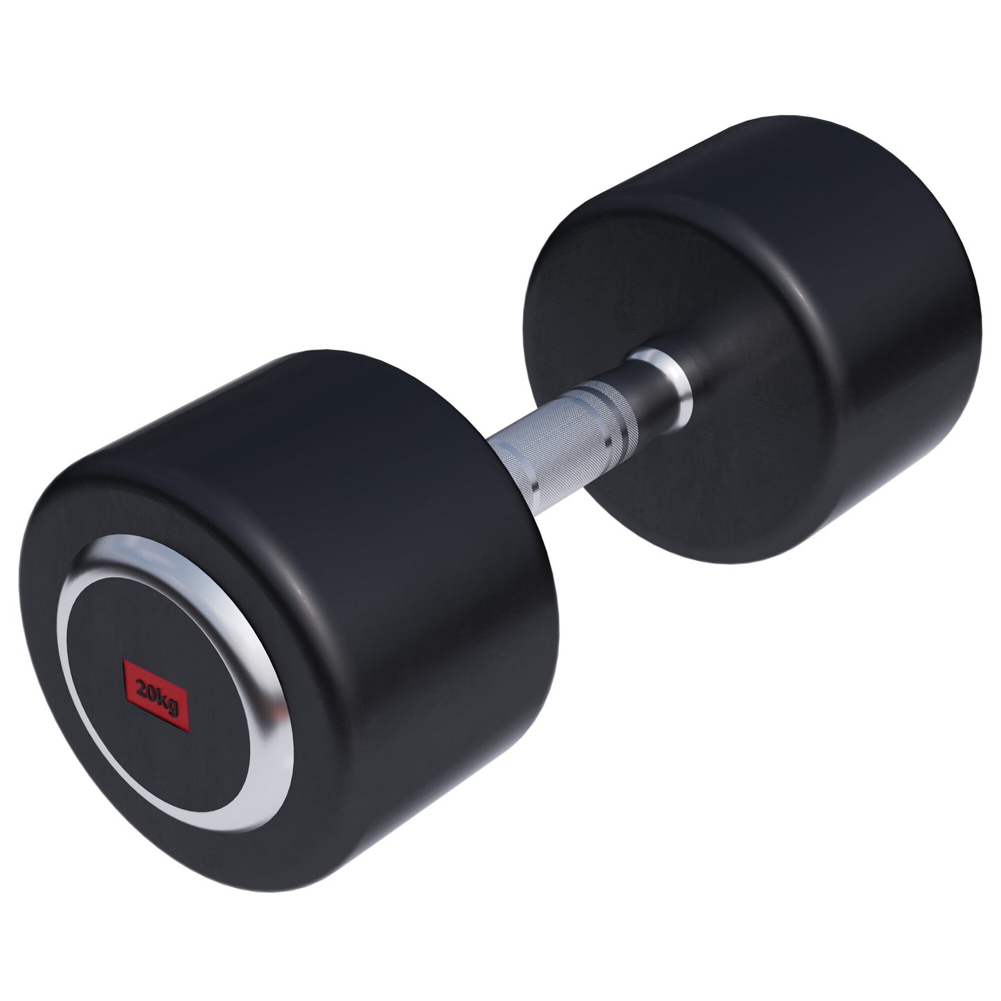 Rubber Coated Dumbbell 2.5 - 27.5 kg or in Set