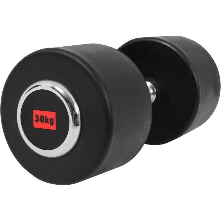 Rubber Coated Dumbbell 2.5 - 27.5 kg or in Set