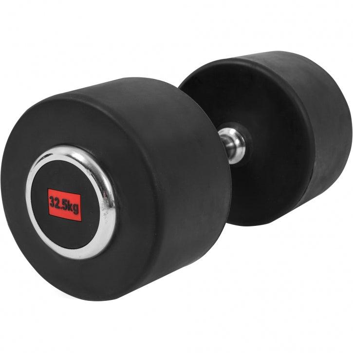 Rubber Coated Dumbbell 2.5 - 27.5 kg or in Set