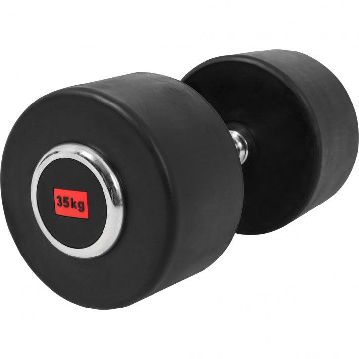 Rubber Coated Dumbbell 2.5 - 27.5 kg or in Set