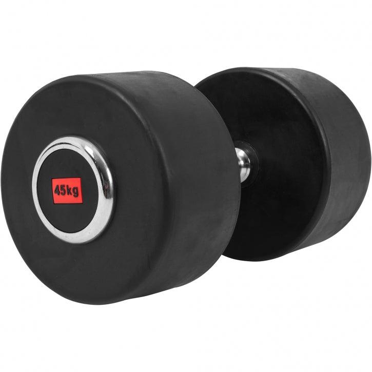 Rubber Coated Dumbbell 2.5 - 27.5 kg or in Set