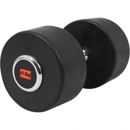 Rubber Coated Dumbbell 2.5 - 27.5 kg or in Set