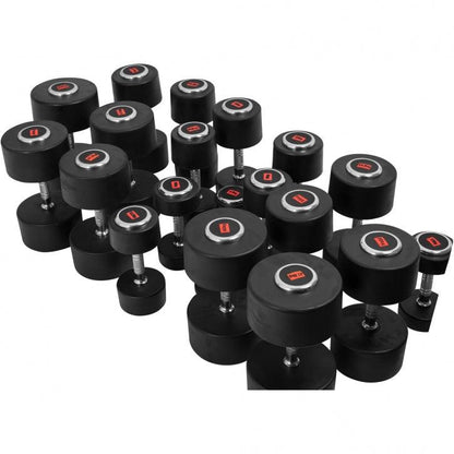 Rubber Coated Dumbbell 2.5 - 27.5 kg or in Set