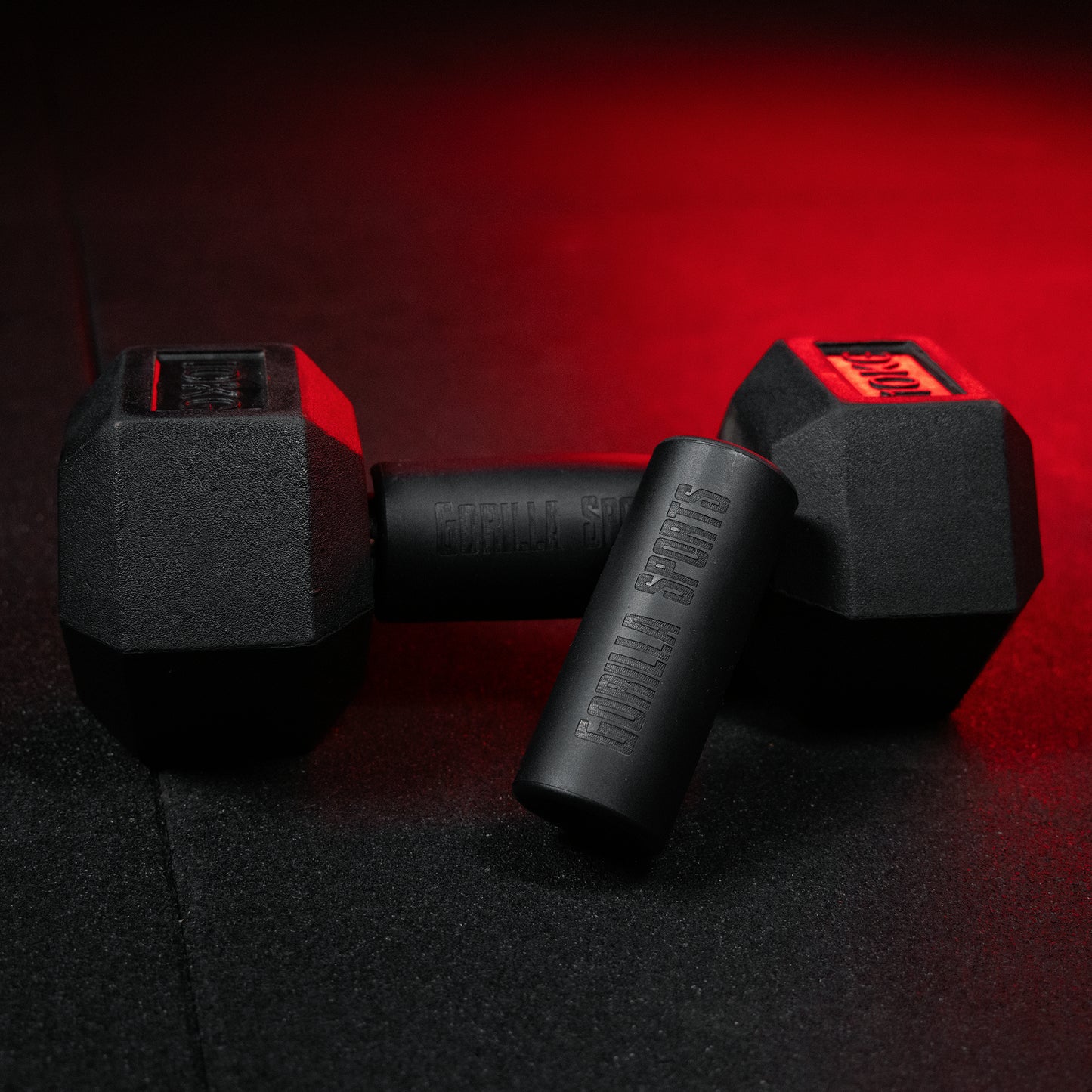 Silicone Weight Bar Grip Black
