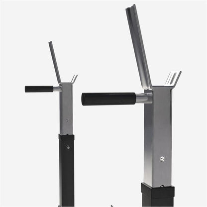 Adjustable Squat Rack Black