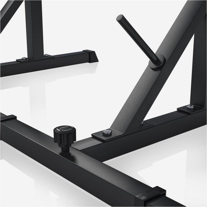 Adjustable Squat Rack Black